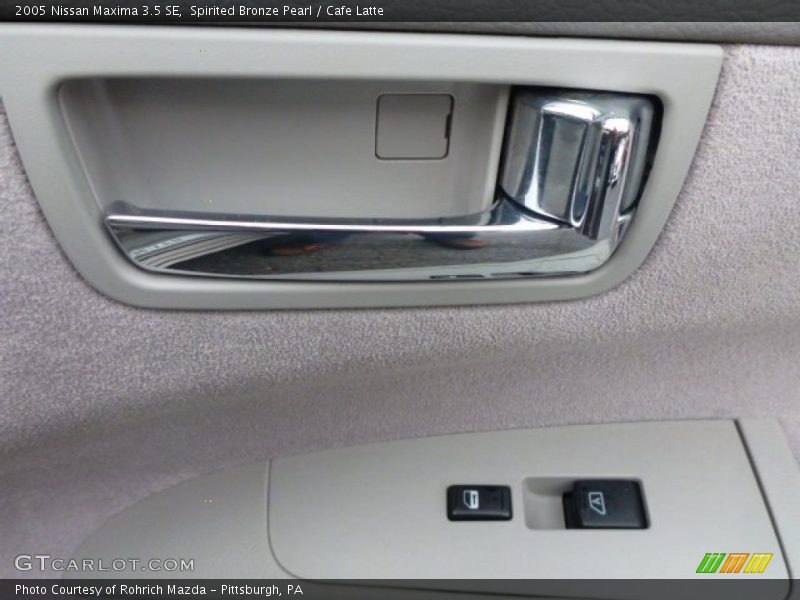 Spirited Bronze Pearl / Cafe Latte 2005 Nissan Maxima 3.5 SE