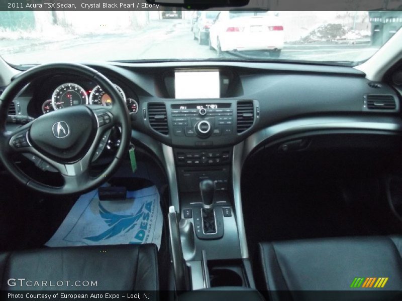 Crystal Black Pearl / Ebony 2011 Acura TSX Sedan