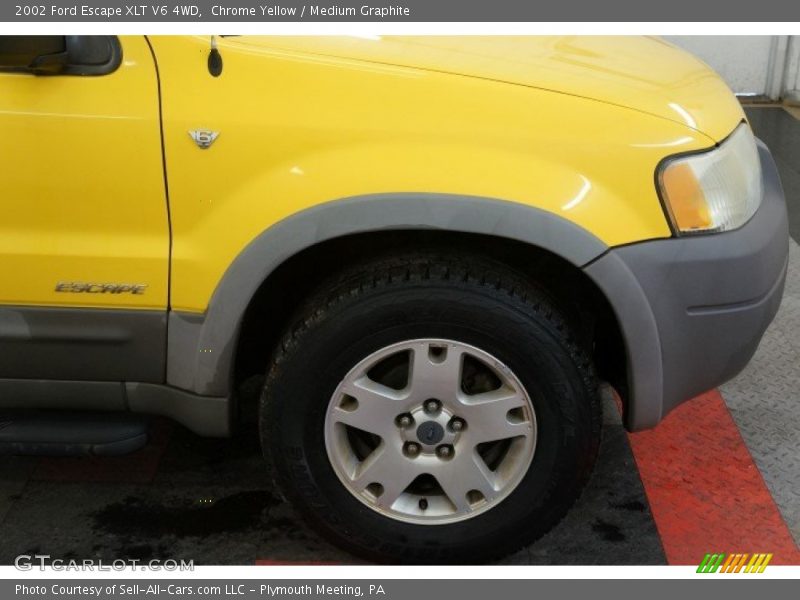 Chrome Yellow / Medium Graphite 2002 Ford Escape XLT V6 4WD