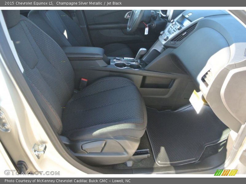 Champagne Silver Metallic / Jet Black 2015 Chevrolet Equinox LS