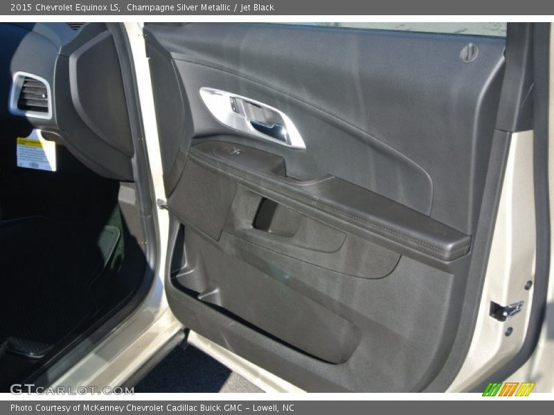 Champagne Silver Metallic / Jet Black 2015 Chevrolet Equinox LS