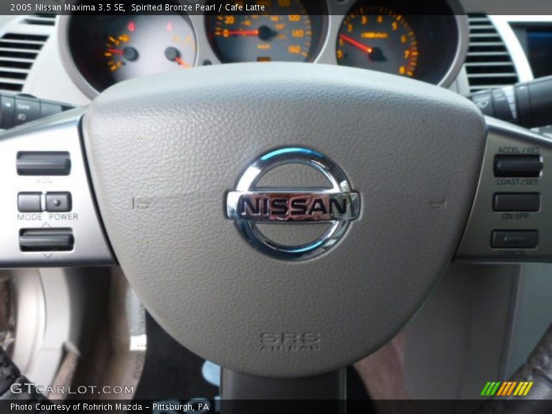 Spirited Bronze Pearl / Cafe Latte 2005 Nissan Maxima 3.5 SE