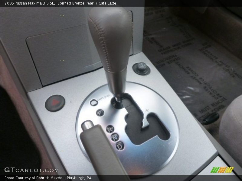 Spirited Bronze Pearl / Cafe Latte 2005 Nissan Maxima 3.5 SE