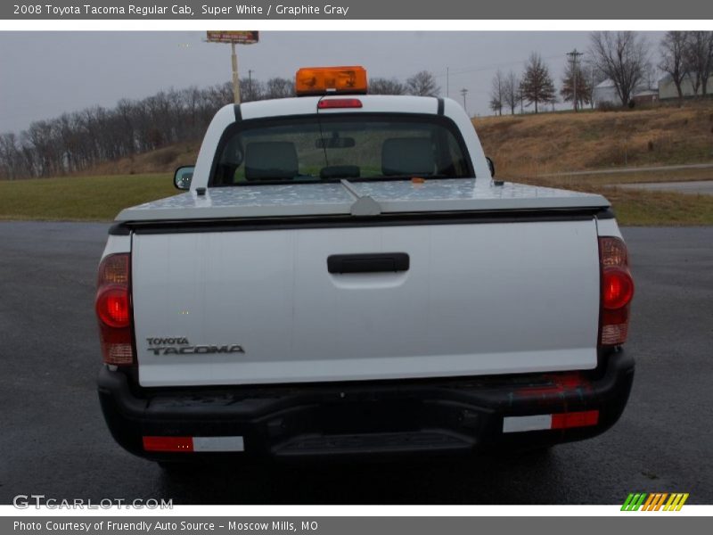 Super White / Graphite Gray 2008 Toyota Tacoma Regular Cab