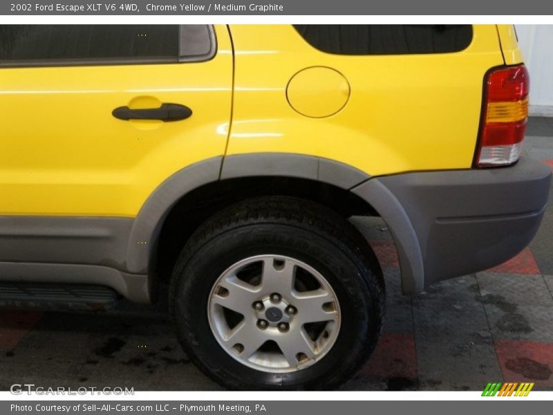 Chrome Yellow / Medium Graphite 2002 Ford Escape XLT V6 4WD