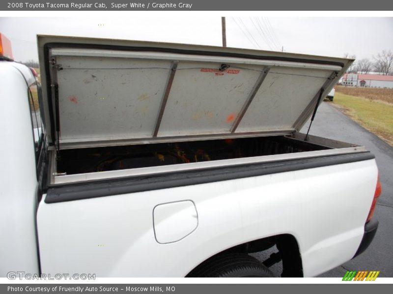 Super White / Graphite Gray 2008 Toyota Tacoma Regular Cab