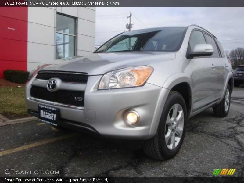 Classic Silver Metallic / Ash 2012 Toyota RAV4 V6 Limited 4WD