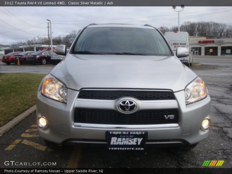 Classic Silver Metallic / Ash 2012 Toyota RAV4 V6 Limited 4WD