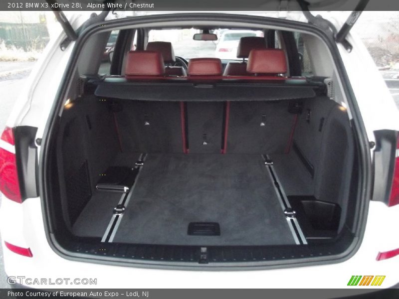 Alpine White / Chestnut 2012 BMW X3 xDrive 28i