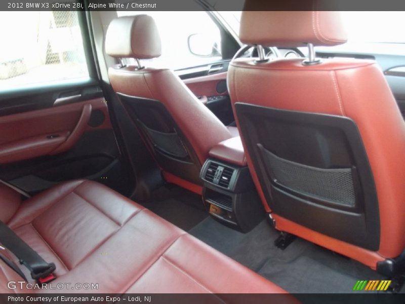 Alpine White / Chestnut 2012 BMW X3 xDrive 28i