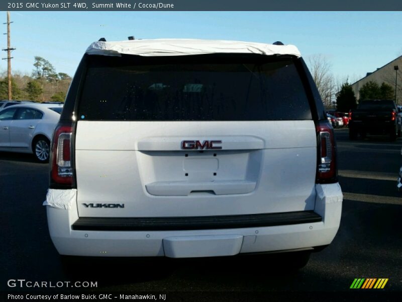 Summit White / Cocoa/Dune 2015 GMC Yukon SLT 4WD