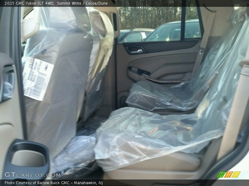 Summit White / Cocoa/Dune 2015 GMC Yukon SLT 4WD