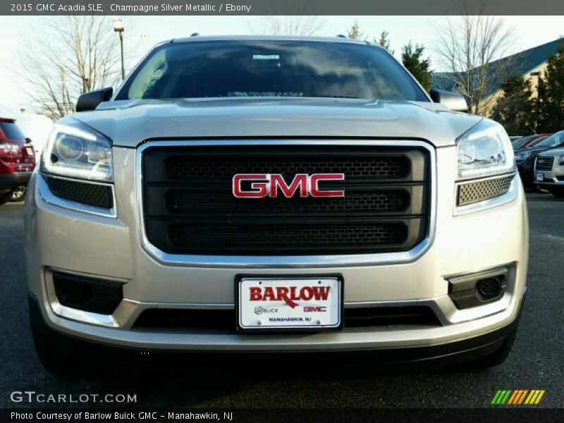 Champagne Silver Metallic / Ebony 2015 GMC Acadia SLE