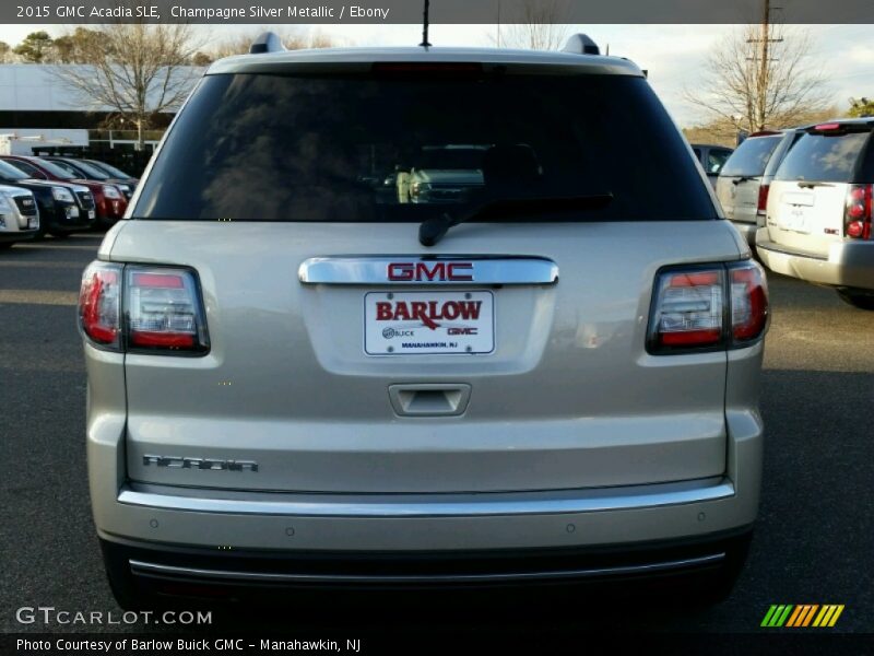 Champagne Silver Metallic / Ebony 2015 GMC Acadia SLE