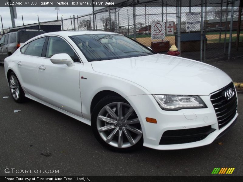 Ibis White / Velvet Beige 2012 Audi A7 3.0T quattro Prestige