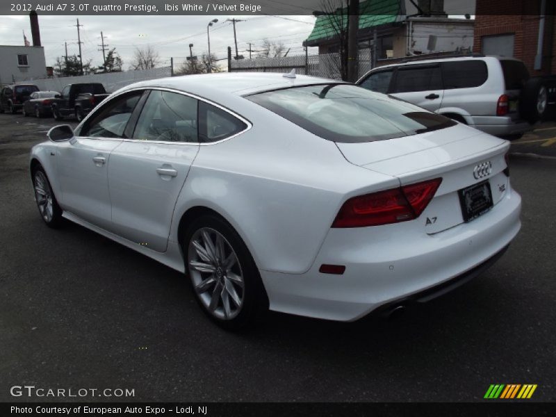 Ibis White / Velvet Beige 2012 Audi A7 3.0T quattro Prestige