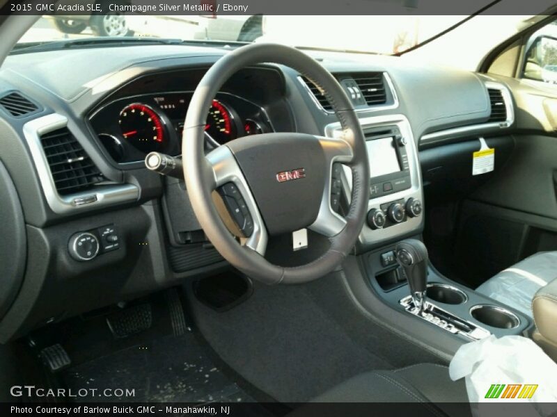 Champagne Silver Metallic / Ebony 2015 GMC Acadia SLE