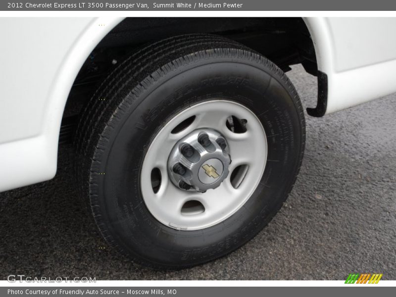 Summit White / Medium Pewter 2012 Chevrolet Express LT 3500 Passenger Van