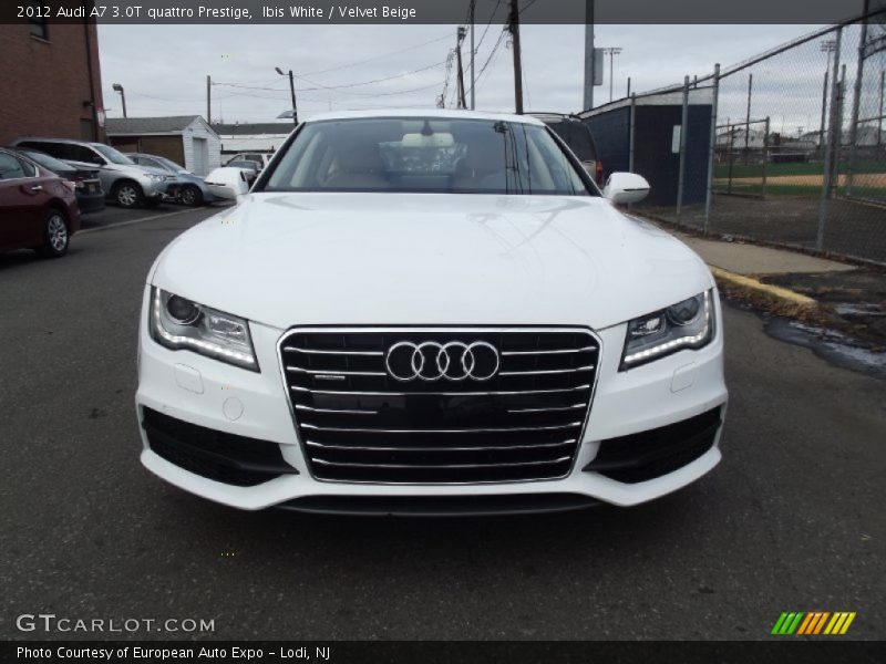 Ibis White / Velvet Beige 2012 Audi A7 3.0T quattro Prestige