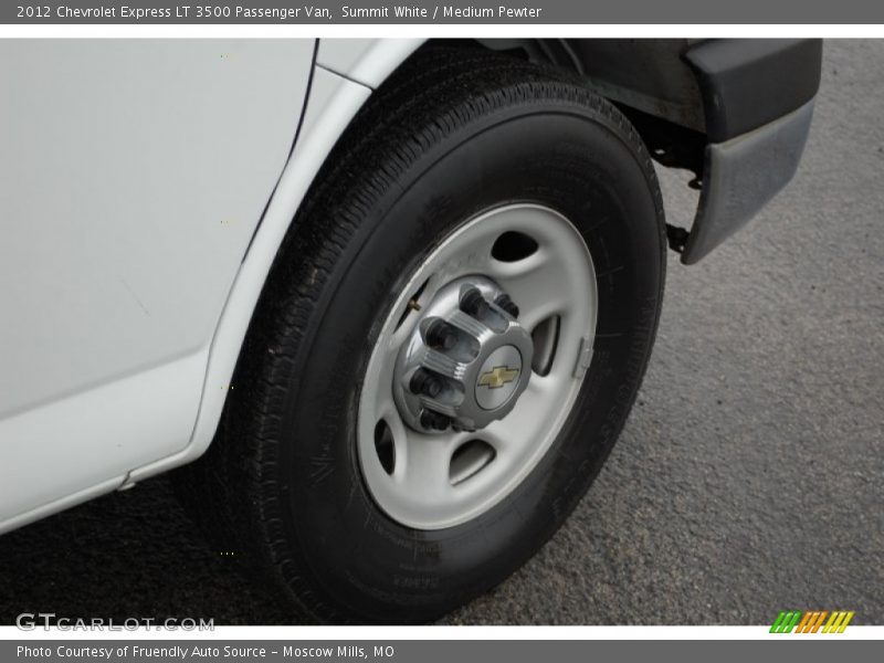 Summit White / Medium Pewter 2012 Chevrolet Express LT 3500 Passenger Van