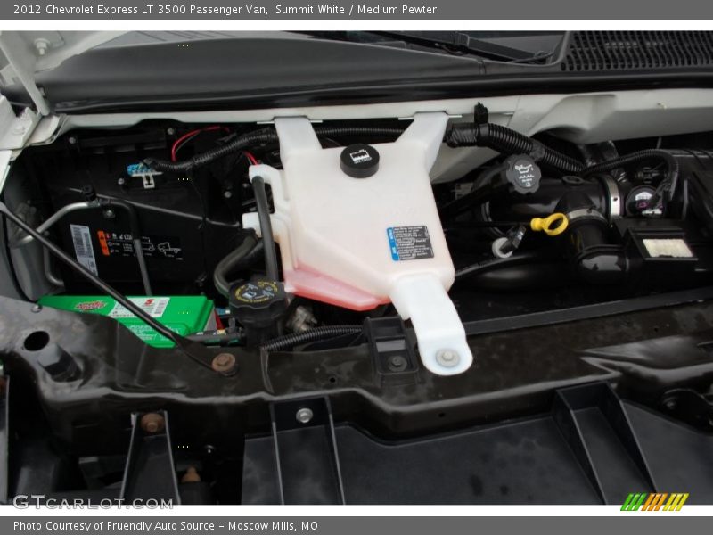 Summit White / Medium Pewter 2012 Chevrolet Express LT 3500 Passenger Van
