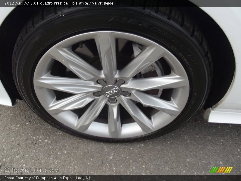 Ibis White / Velvet Beige 2012 Audi A7 3.0T quattro Prestige