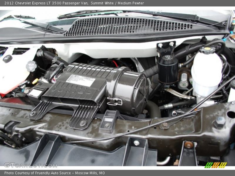 Summit White / Medium Pewter 2012 Chevrolet Express LT 3500 Passenger Van
