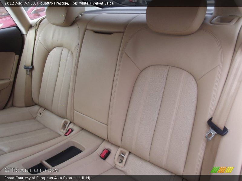 Rear Seat of 2012 A7 3.0T quattro Prestige