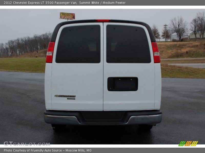 Summit White / Medium Pewter 2012 Chevrolet Express LT 3500 Passenger Van