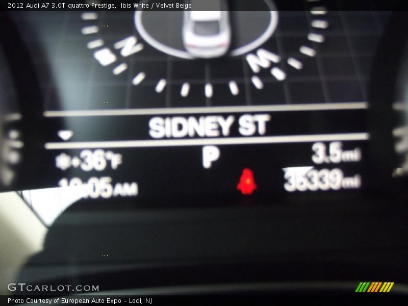 Ibis White / Velvet Beige 2012 Audi A7 3.0T quattro Prestige