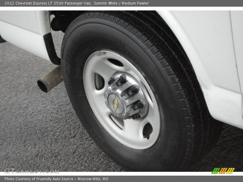 Summit White / Medium Pewter 2012 Chevrolet Express LT 3500 Passenger Van