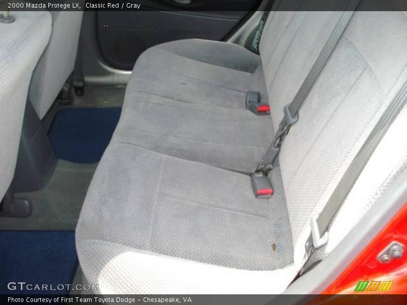 Classic Red / Gray 2000 Mazda Protege LX