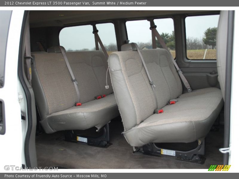 Summit White / Medium Pewter 2012 Chevrolet Express LT 3500 Passenger Van