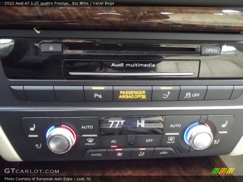 Ibis White / Velvet Beige 2012 Audi A7 3.0T quattro Prestige