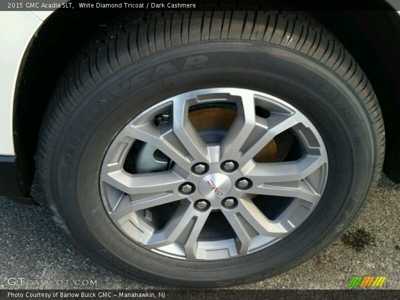 White Diamond Tricoat / Dark Cashmere 2015 GMC Acadia SLT