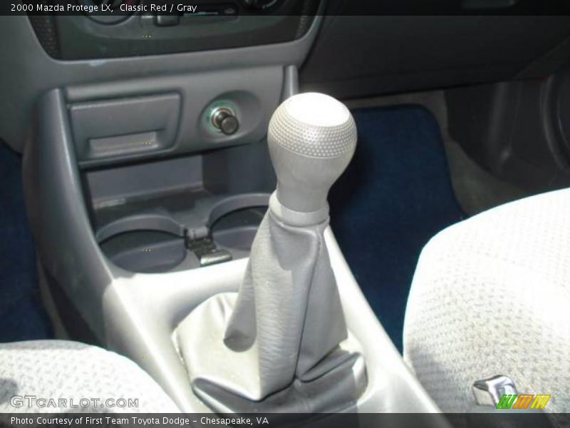 Classic Red / Gray 2000 Mazda Protege LX