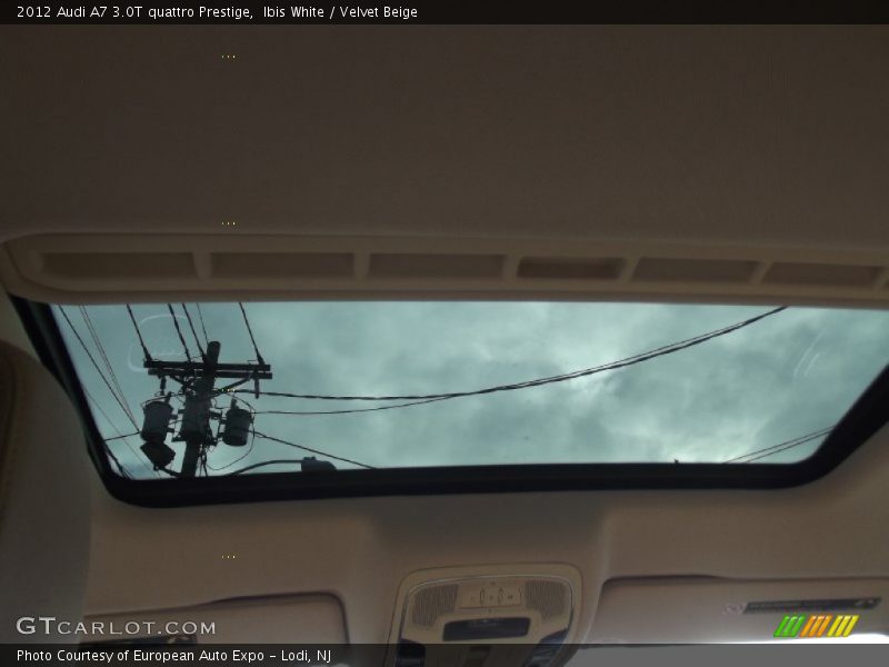 Ibis White / Velvet Beige 2012 Audi A7 3.0T quattro Prestige