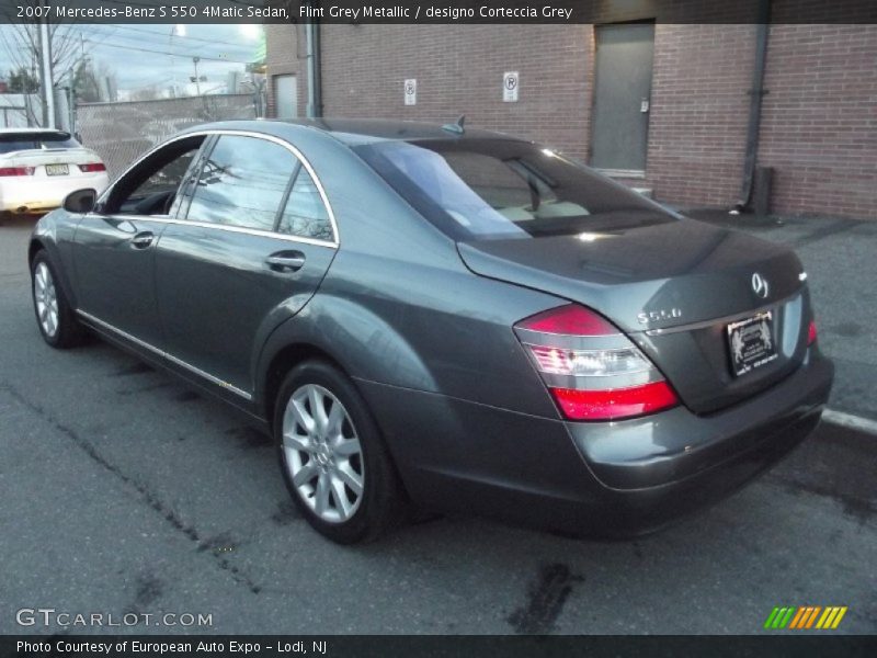 Flint Grey Metallic / designo Corteccia Grey 2007 Mercedes-Benz S 550 4Matic Sedan