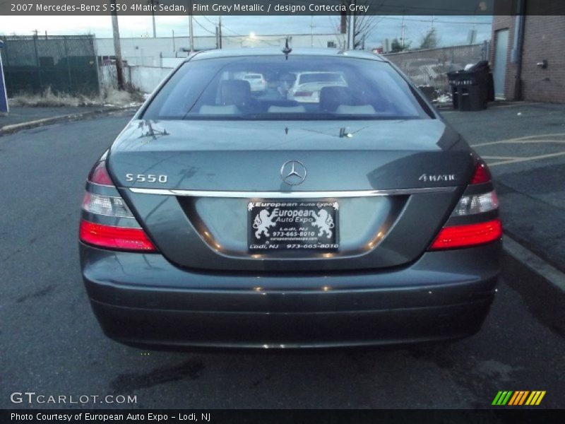 Flint Grey Metallic / designo Corteccia Grey 2007 Mercedes-Benz S 550 4Matic Sedan