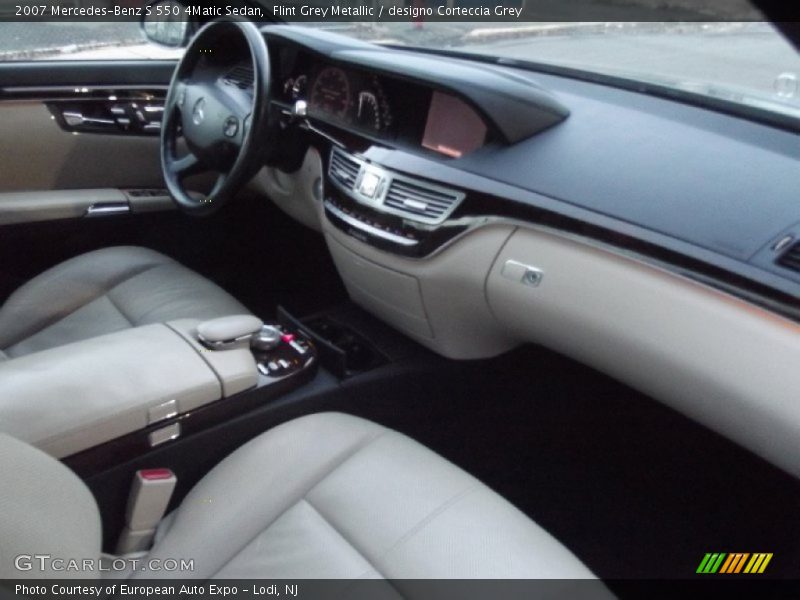 Flint Grey Metallic / designo Corteccia Grey 2007 Mercedes-Benz S 550 4Matic Sedan