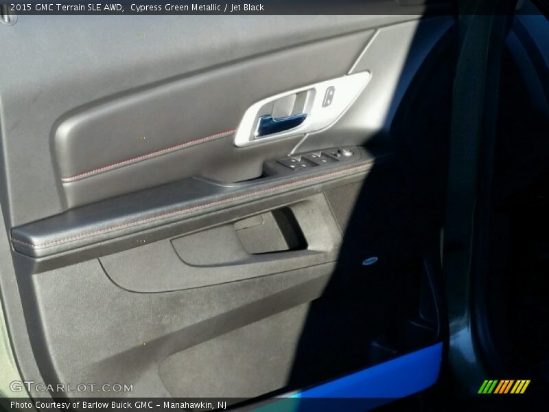 Cypress Green Metallic / Jet Black 2015 GMC Terrain SLE AWD