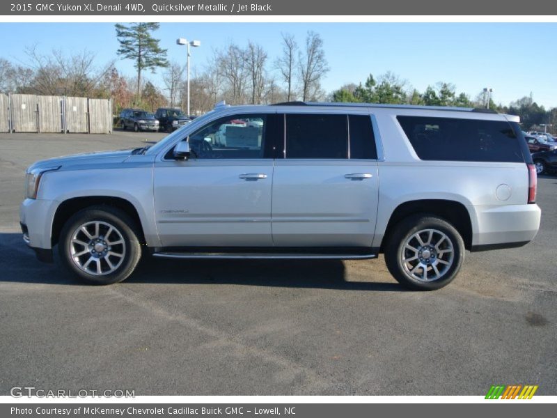 Quicksilver Metallic / Jet Black 2015 GMC Yukon XL Denali 4WD