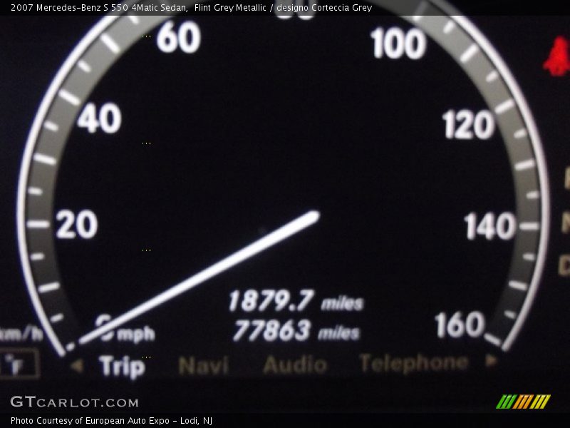Flint Grey Metallic / designo Corteccia Grey 2007 Mercedes-Benz S 550 4Matic Sedan