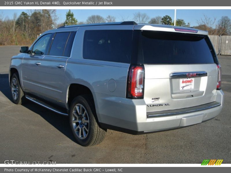 Quicksilver Metallic / Jet Black 2015 GMC Yukon XL Denali 4WD