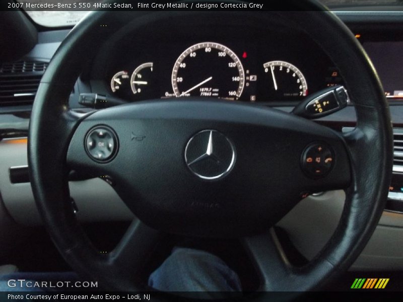 Flint Grey Metallic / designo Corteccia Grey 2007 Mercedes-Benz S 550 4Matic Sedan