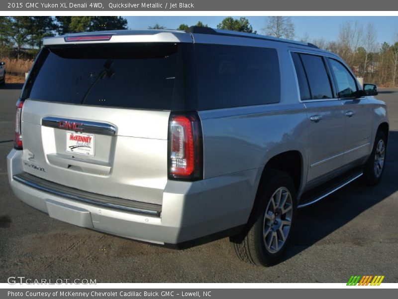 Quicksilver Metallic / Jet Black 2015 GMC Yukon XL Denali 4WD