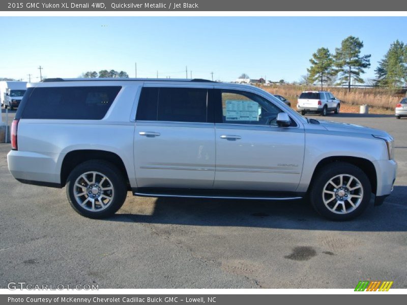 Quicksilver Metallic / Jet Black 2015 GMC Yukon XL Denali 4WD