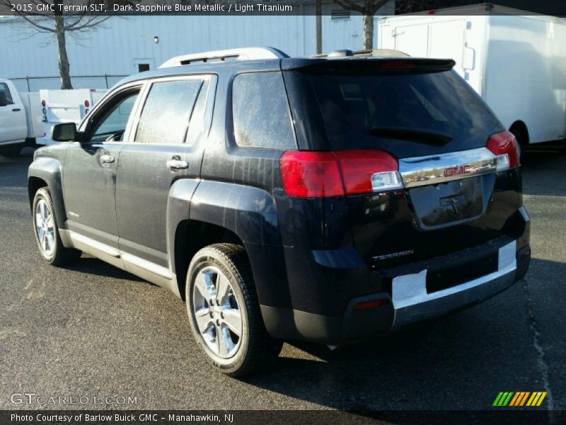 Dark Sapphire Blue Metallic / Light Titanium 2015 GMC Terrain SLT