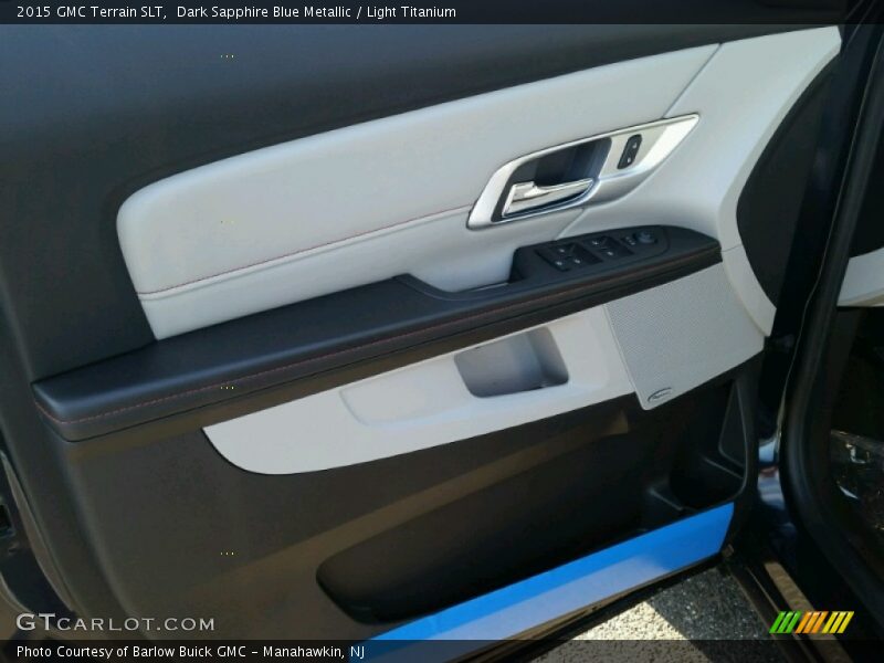 Dark Sapphire Blue Metallic / Light Titanium 2015 GMC Terrain SLT