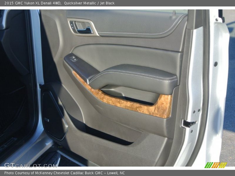 Quicksilver Metallic / Jet Black 2015 GMC Yukon XL Denali 4WD